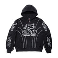 Sweat à capuche zippé Supreme x Fox Racing Factory Team – Noir (AH25)
