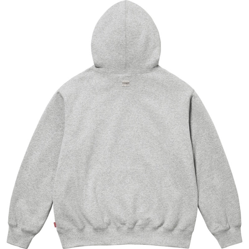 Supreme x b.b. Simon Zip Up Hooded Sweatshirt Grey (SS25)