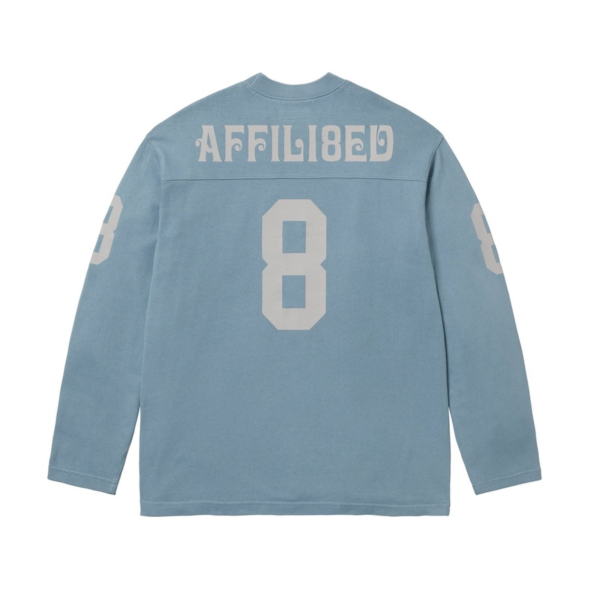 Haut de football Supreme Affiliated à manches longues bleu ciel (PE25)