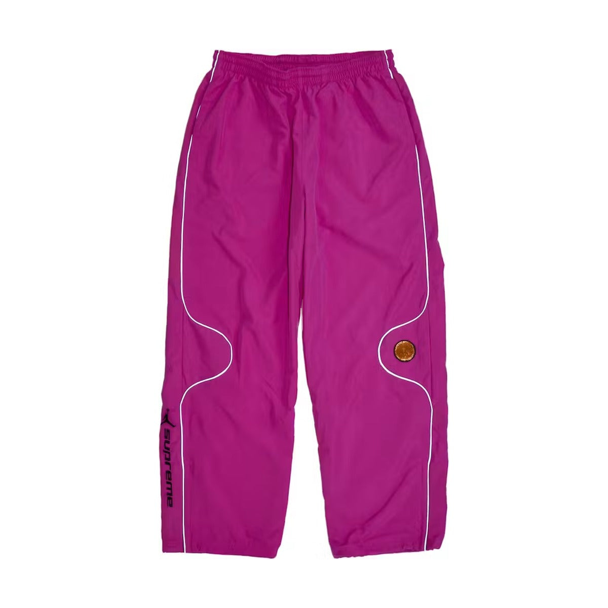 Pantalon de survêtement Supreme x Jordan – Rose feu (PE26)