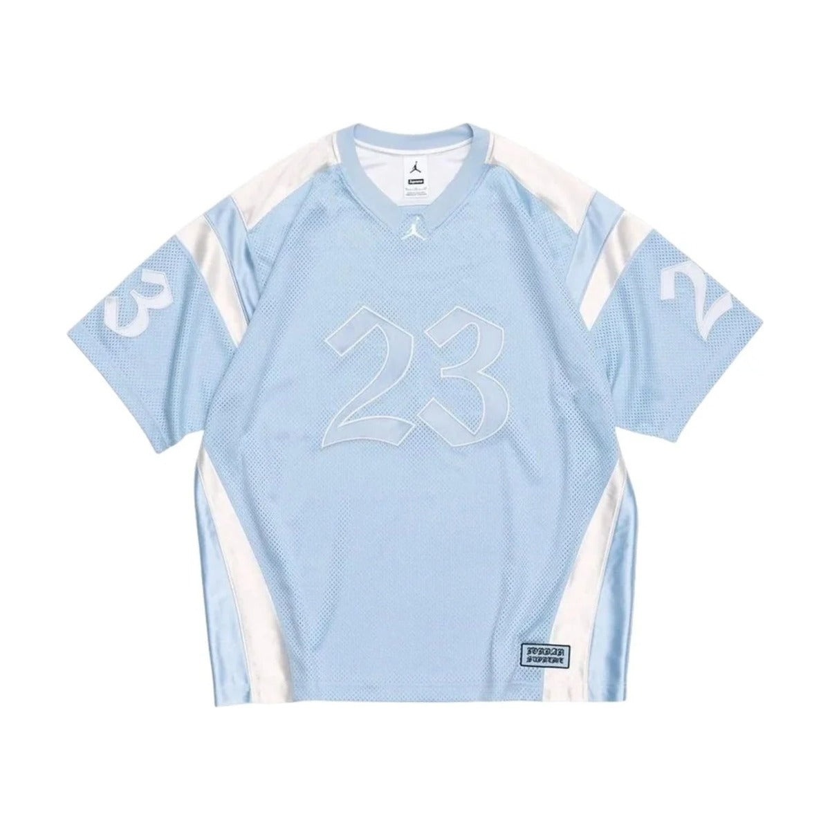Supreme x Jordan Jersey – Summit White/Celestine Blue (SS26)