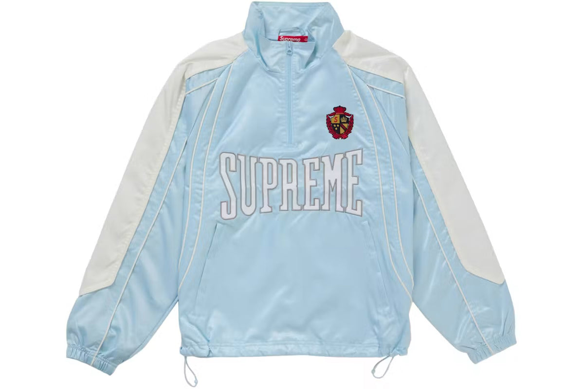 Supreme Satin Piping Pullover – Light Blue (SS25)