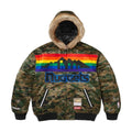 Supreme x Mitchell & Ness Teams Hooded Satin Jacket – Denver Nuggets (SS26)