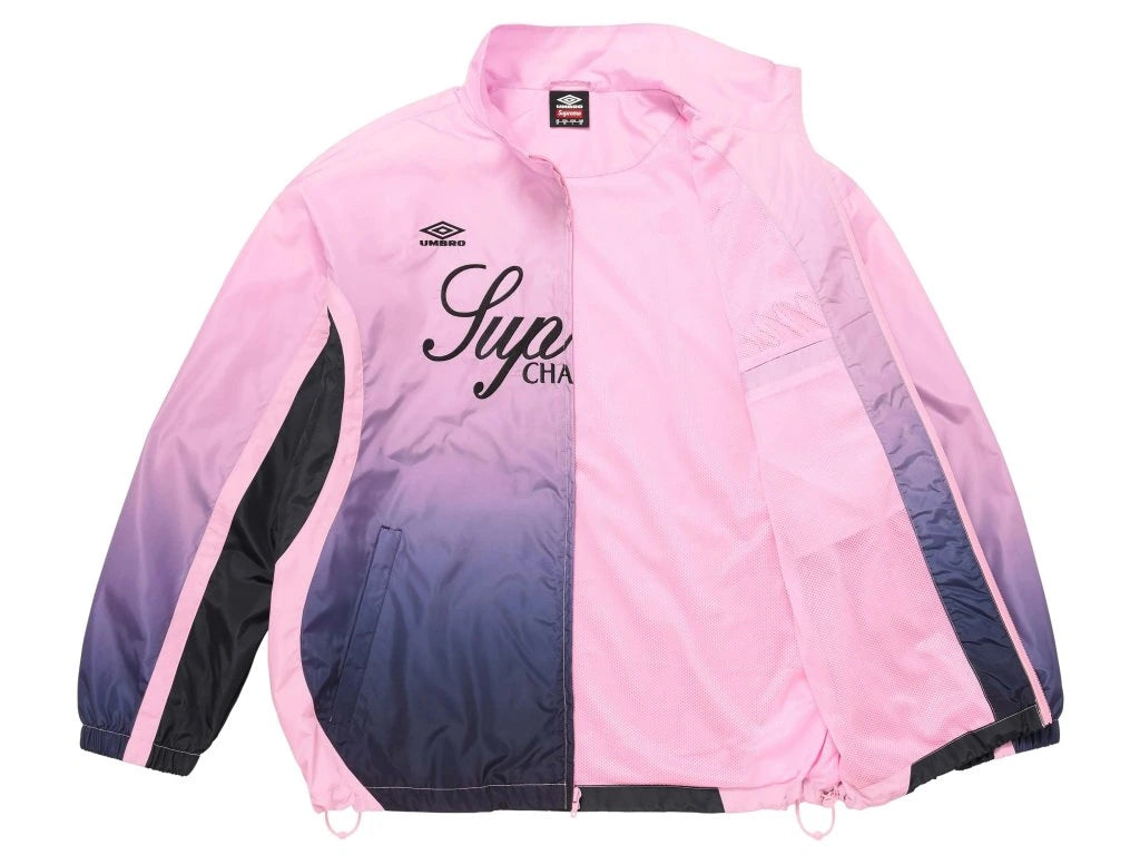 Supreme x Umbro Gradient Track Jacket Pink