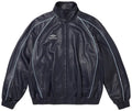 Supreme x Umbro Leather Track Jacket Navy