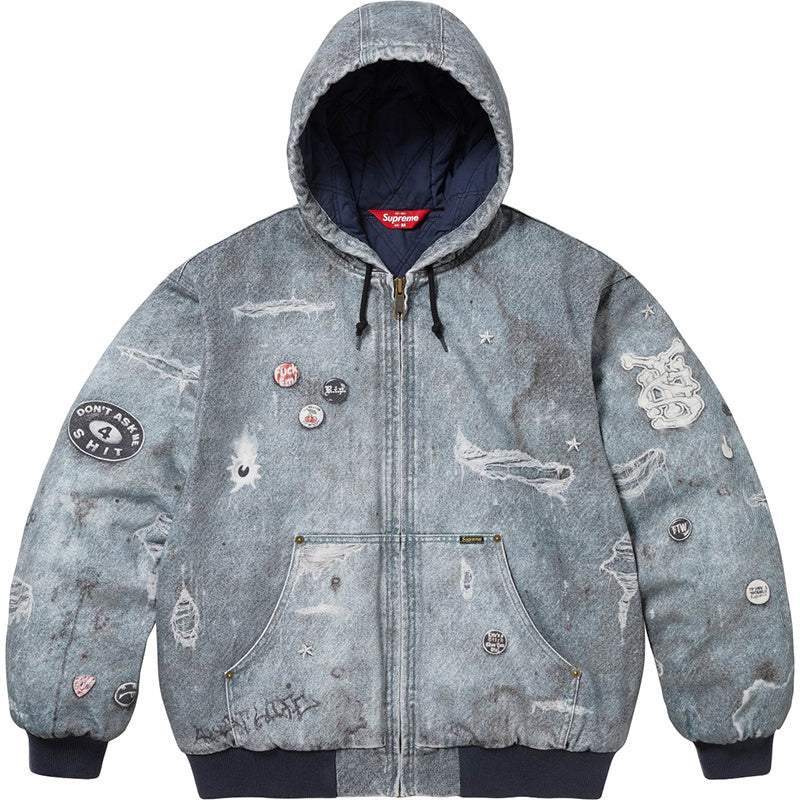 Supreme HJR Trompe L'oeil Hooded Work Jacket (FW24)