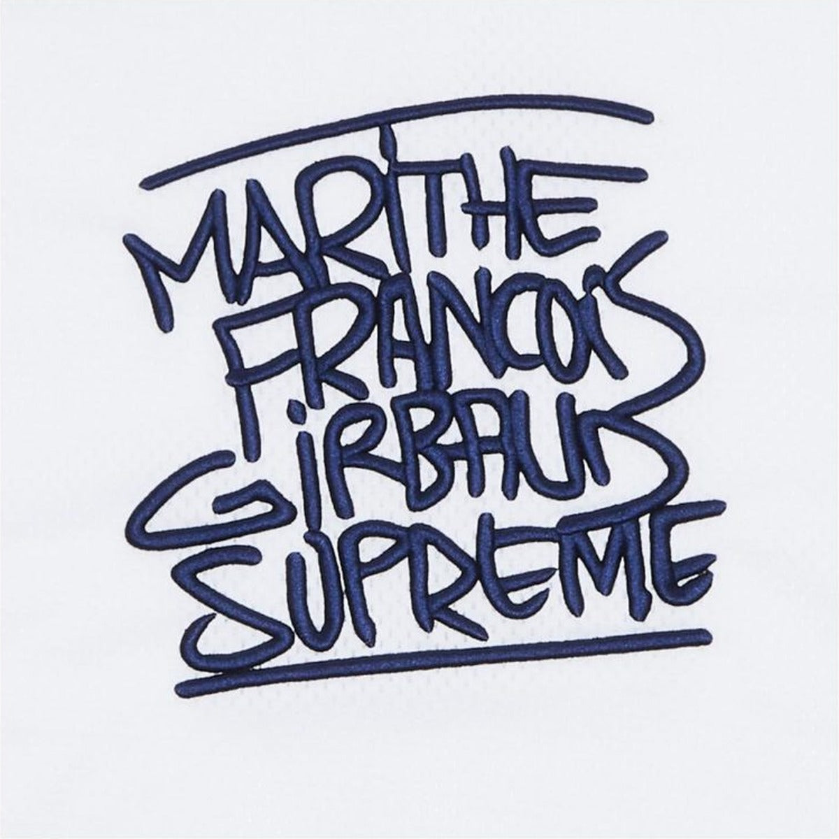 Supreme x Marithé + François Girbaud Hockey Jersey – White (SS25)