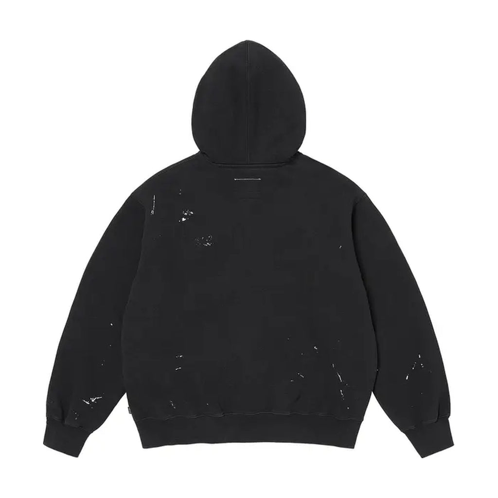 Supreme x MM6 Maison Margiela Box Logo Zip Up Hooded Sweatshirt – Black (SS26)