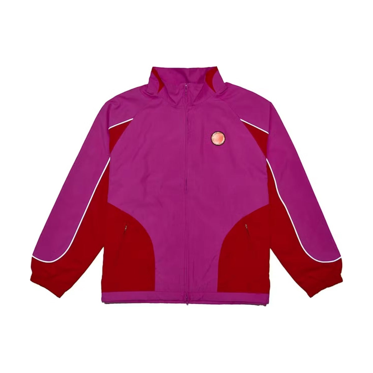 Supreme x Jordan Track Jacket – Fire Pink/University Red (SS26)
