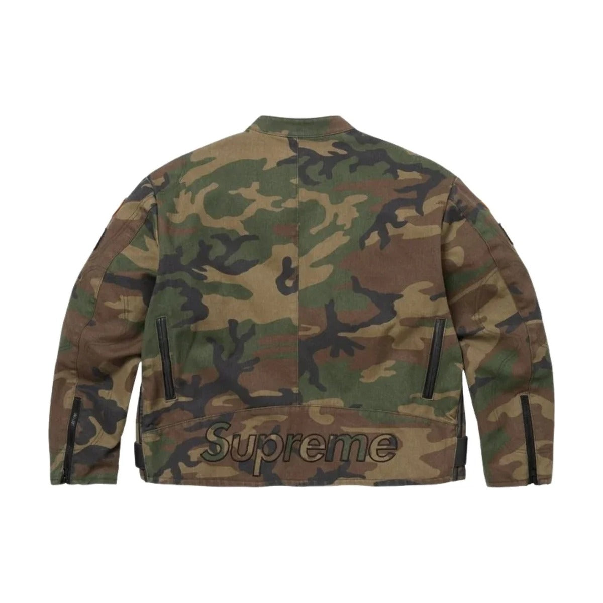 Veste Supreme x Vanson Leathers Cordura – Camo Woodland (PE26)