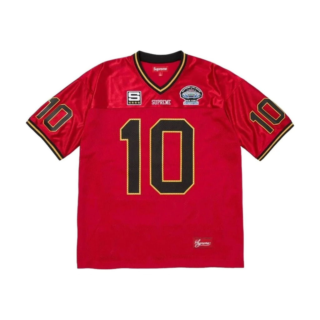 Maillot de football Supreme Find God – Rouge (SS26)
