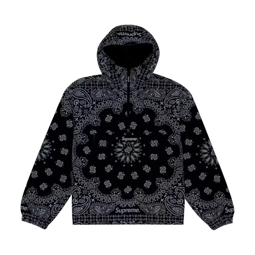 Supreme Reflective Bandana Anorak – Black (SS26)