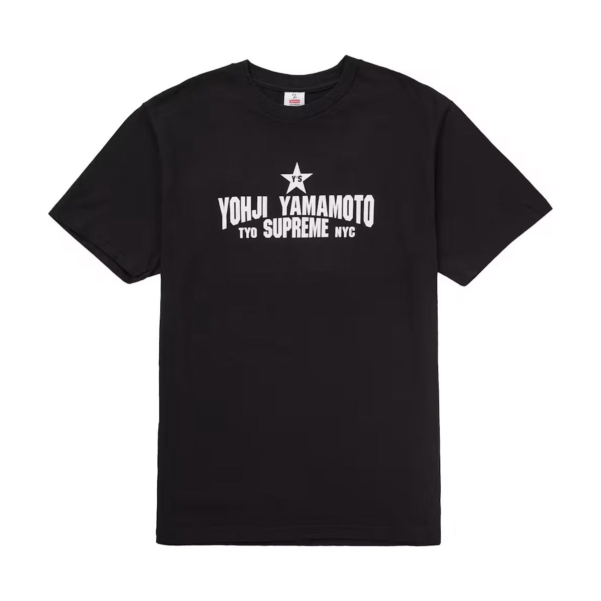 Supreme x Y's by Yohji Yamamoto Star Tee – Black (FW25)