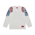 Supreme Mascot L/S Football Top – White (FW25)