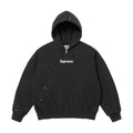 Supreme x MM6 Maison Margiela Box Logo Zip Up Hooded Sweatshirt – Black (SS26)