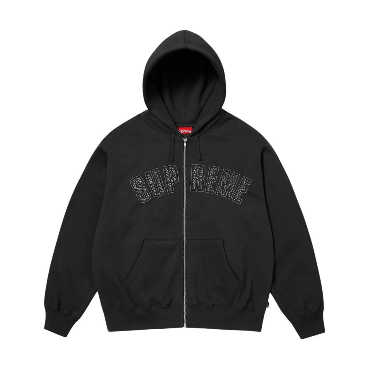 Sweat à capuche zippé Supreme x b.b. Simon noir (PE25)