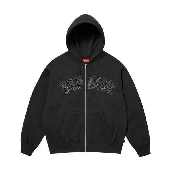 Sweat à capuche zippé Supreme x b.b. Simon noir (PE25)