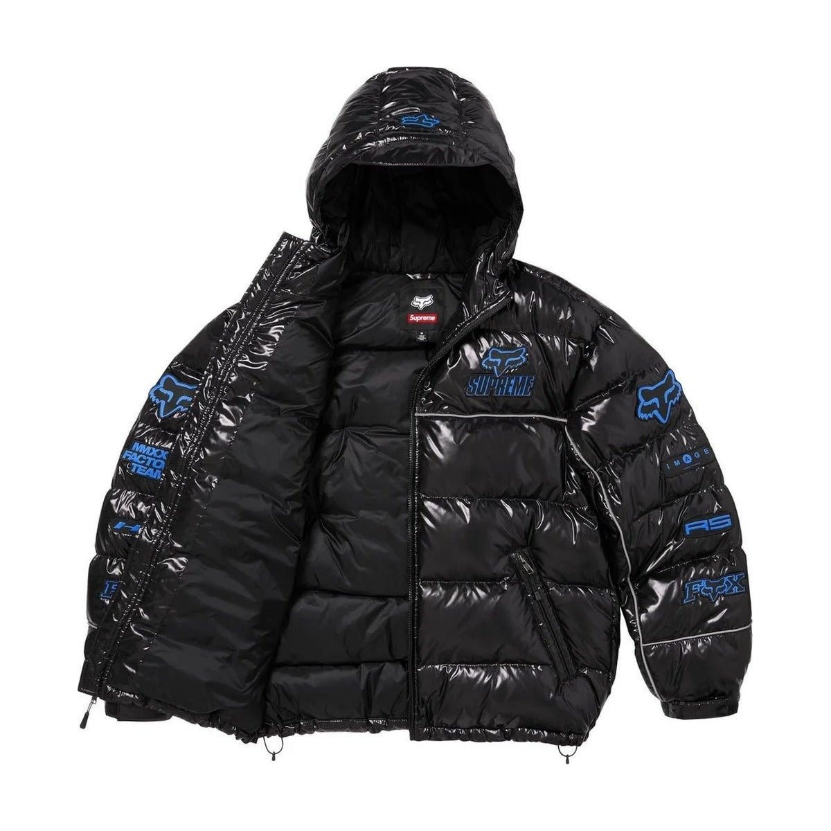 Doudoune Shiny Supreme x Fox Racing – Noir (AH25)