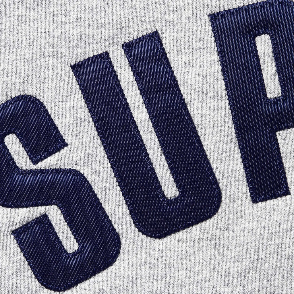 Supreme Arc Thermal Lined Zip Up Hooded Sweatshirt – Heather Grey (FW24)