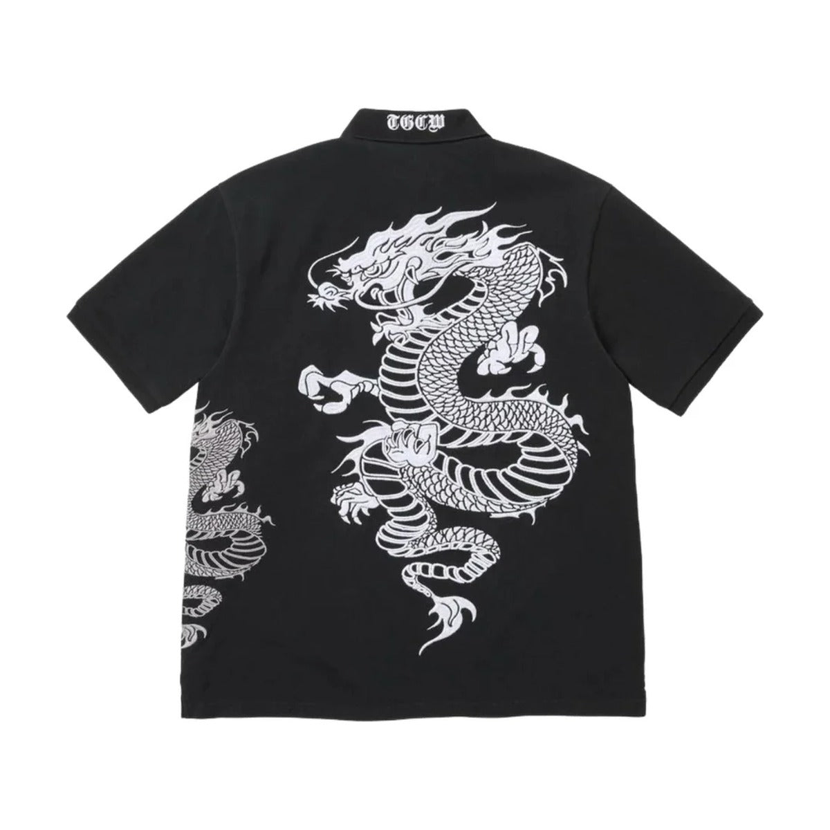 Supreme The Great China Wall Dragon Polo – Black (SS26)