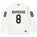 Supreme Affiliated L/S Football Top White (SS25)