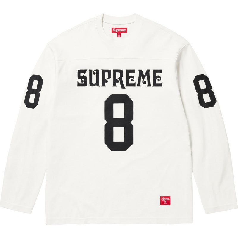 Supreme Affiliated L/S Football Top White (SS25)