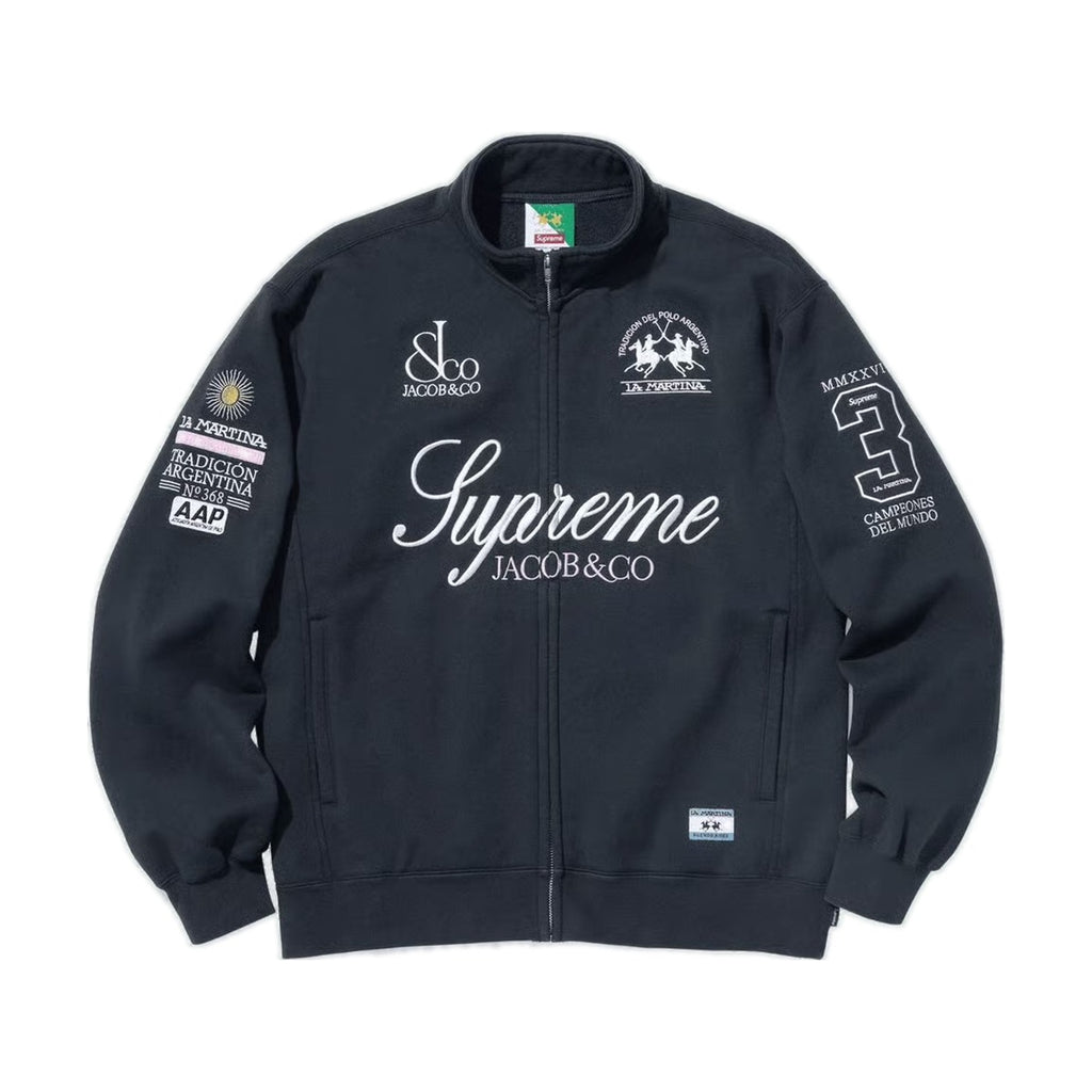 Supreme x La Martina x Jacob & Co Zip Up Sweater – Navy (SS26)