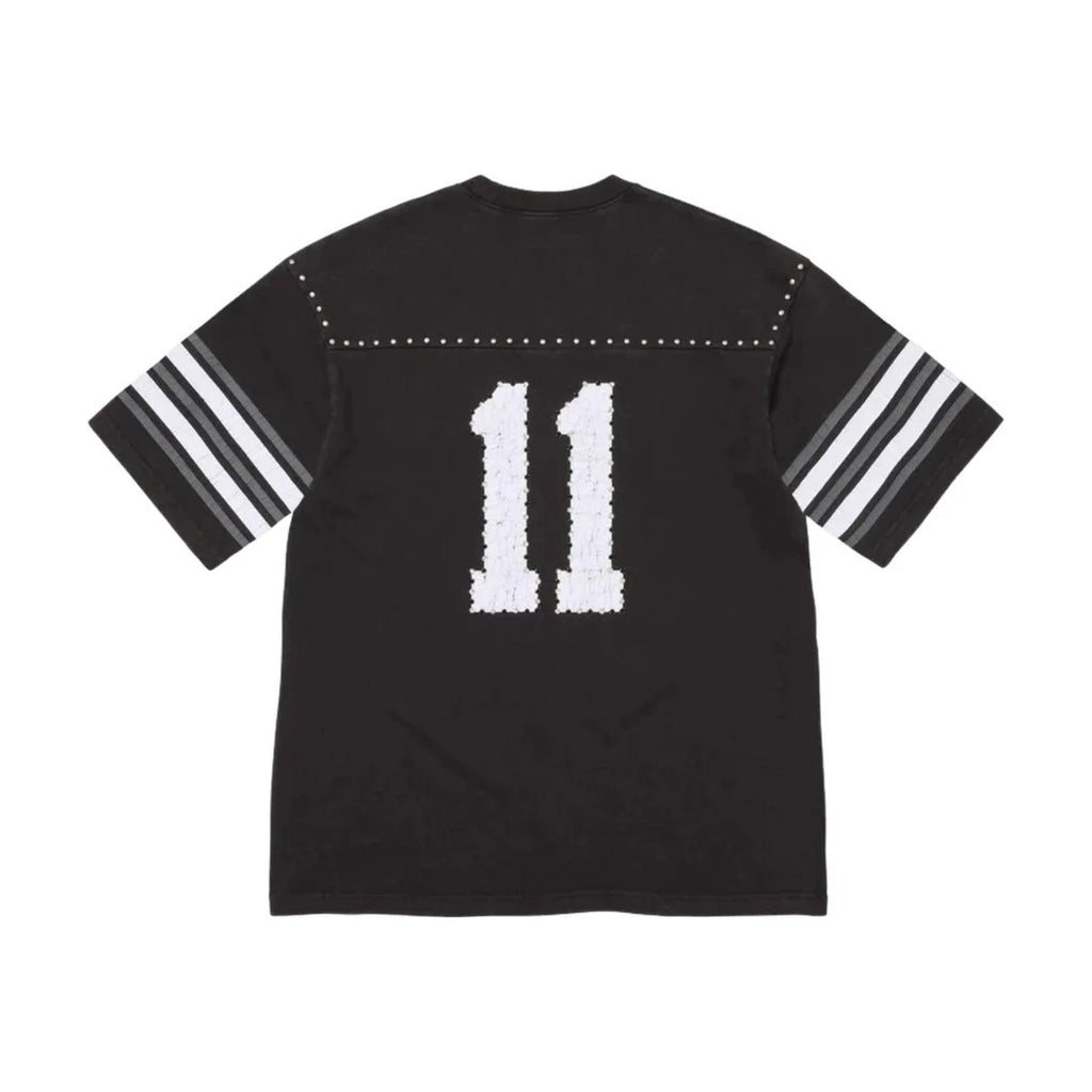 Supreme Studded S/S Football Top – Black (SS26)