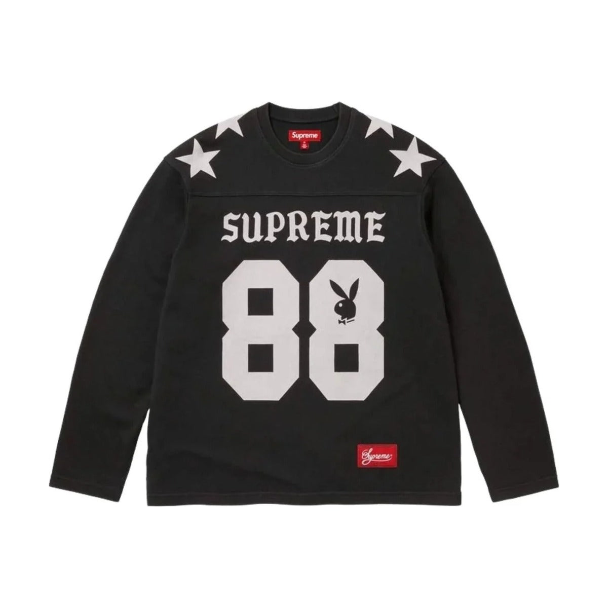 Supreme x Playboy L/S Football Top – Black (SS26)