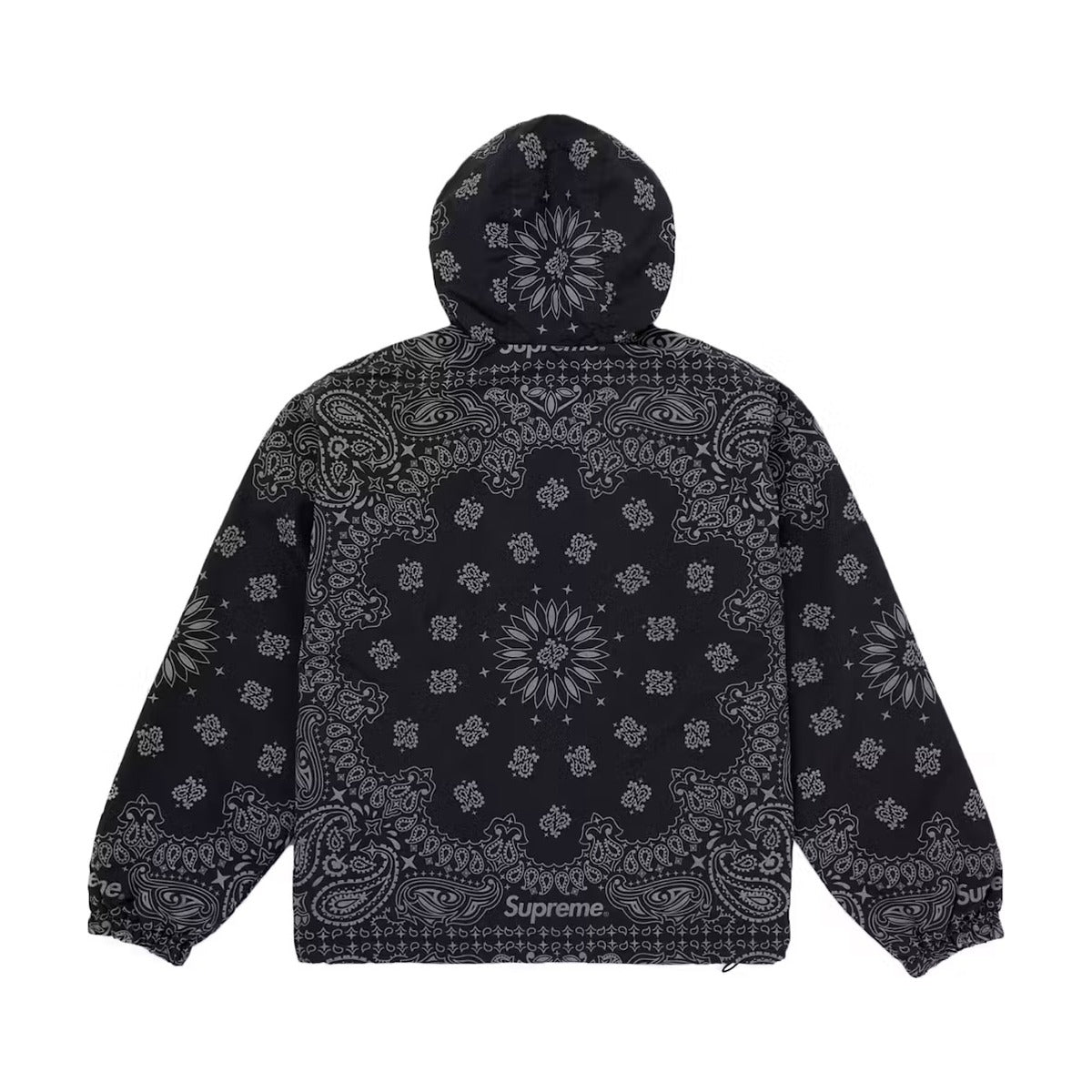 Supreme Reflective Bandana Anorak – Black (SS26)