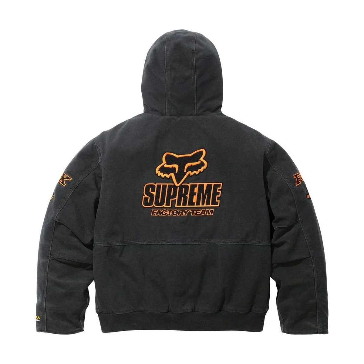 Veste de travail à capuche Supreme x Fox Racing – Noir (AH25)