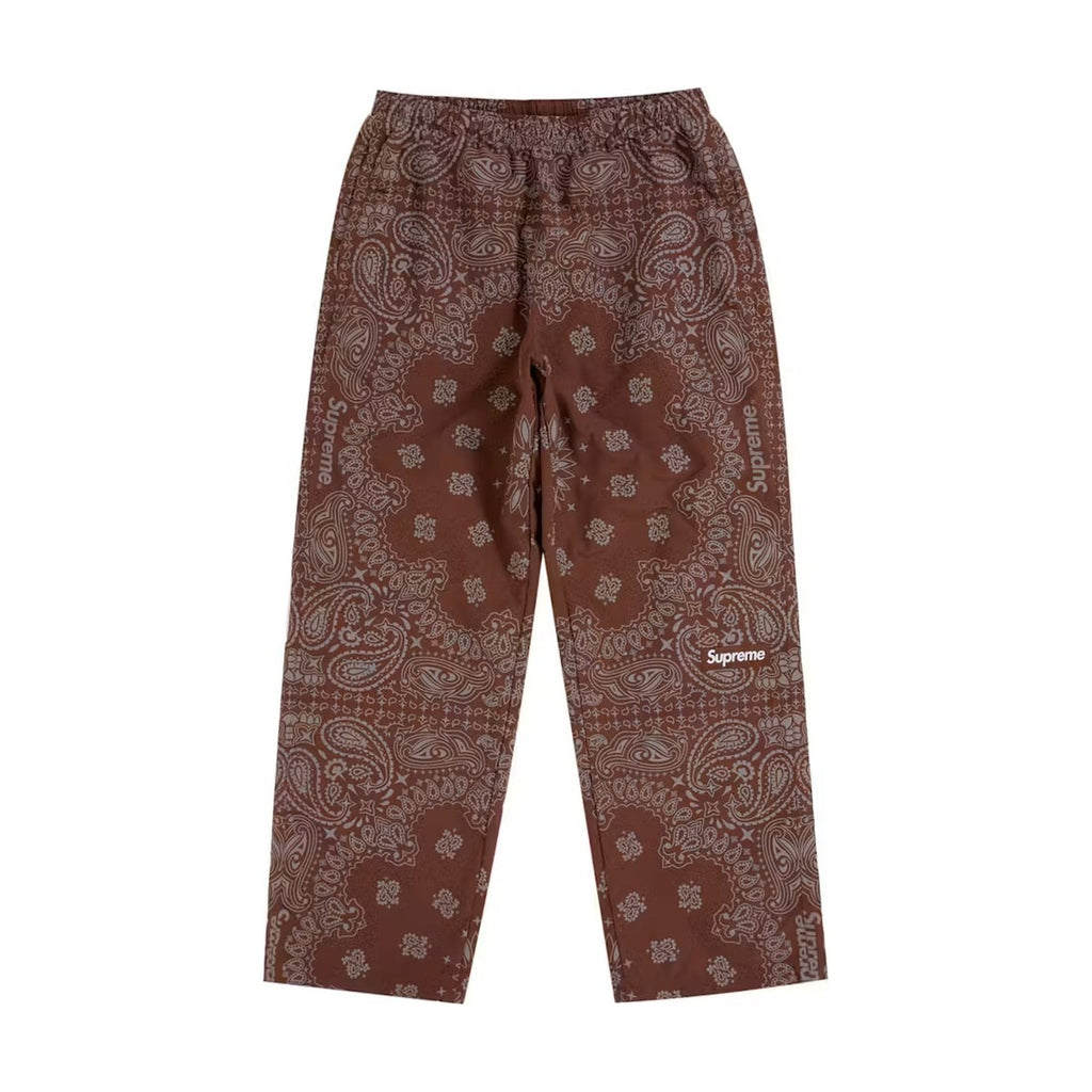 Supreme Reflective Bandana Track Pant – Brown (SS26)