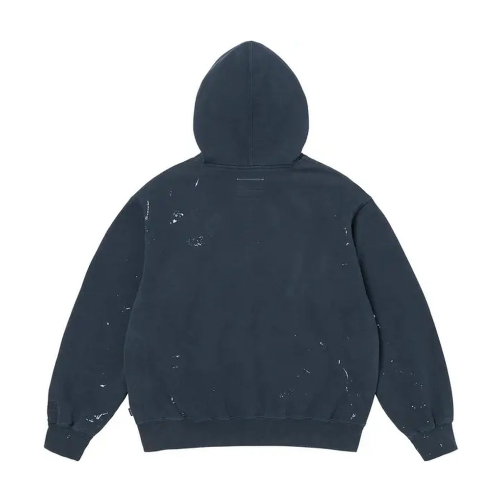 Supreme x MM6 Maison Margiela Box Logo Zip Up Hooded Sweatshirt – Navy (SS26)