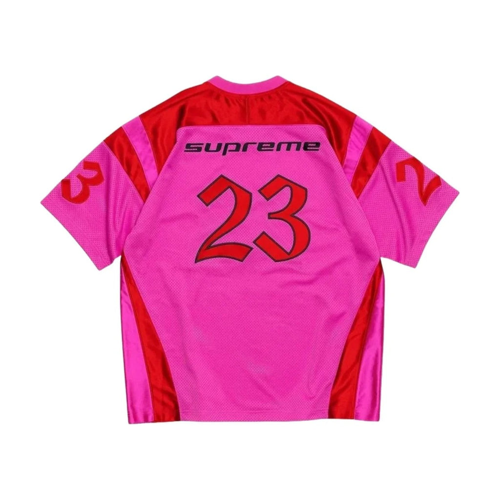 Supreme x Jordan Jersey – Fire Pink/University Red (SS26)