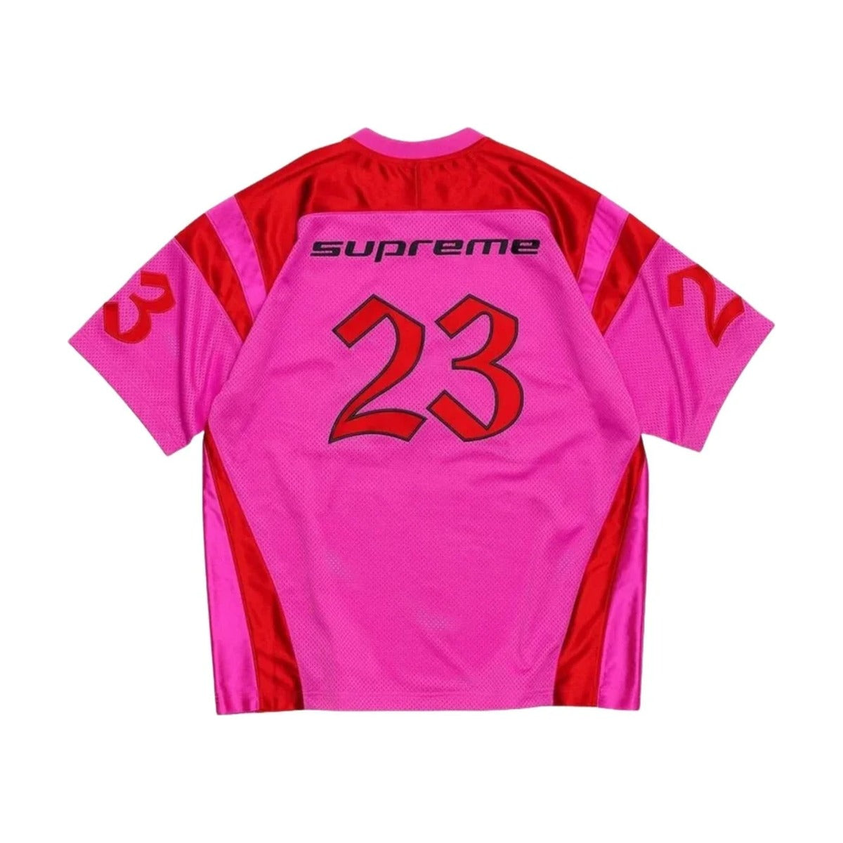 Supreme x Jordan Jersey – Fire Pink/University Red (SS26)