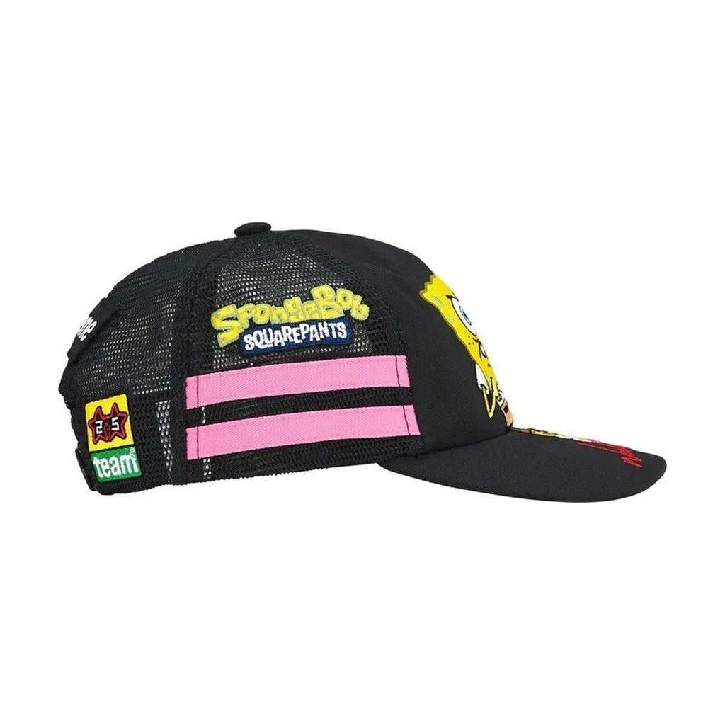 Supreme x Bob l'éponge Jeff Hamilton 6 panneaux dos mesh noir (SS25)