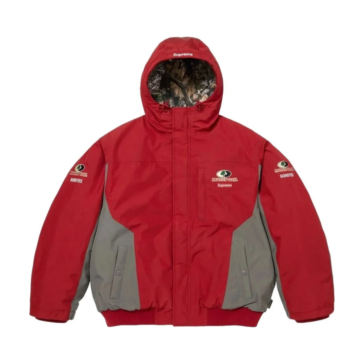 Supreme Gore-Tex Mossy Oak Jacket – Red (SS26)