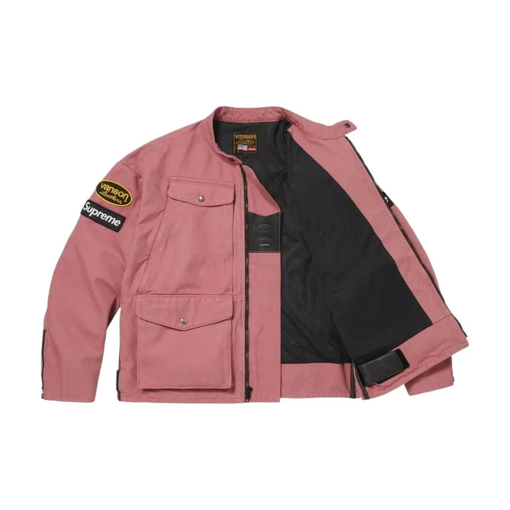 Supreme x Vanson Leathers Cordura Jacket – Pink (SS26)