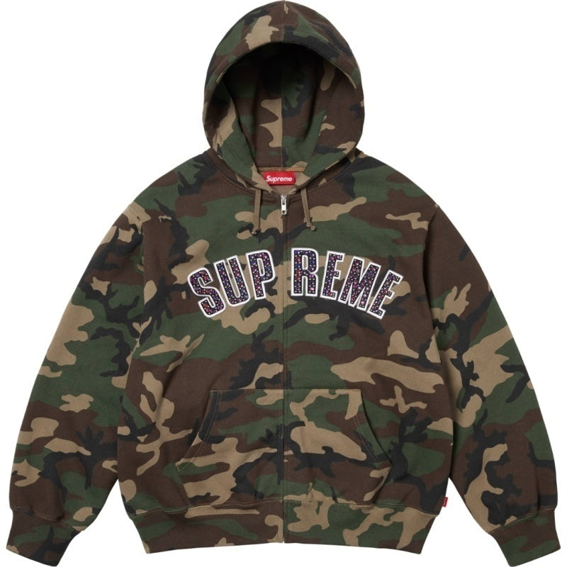 Supreme x b.b. Simon Zip Up Hooded Sweatshirt Woodland Camo (SS25)
