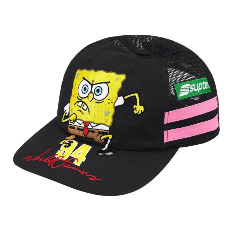 Supreme x SpongeBob SquarePants Jeff Hamilton Mesh Back 6-Panel Black (SS25)