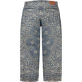 Bandana Jacquard Baggy Jean Blue (SS25)