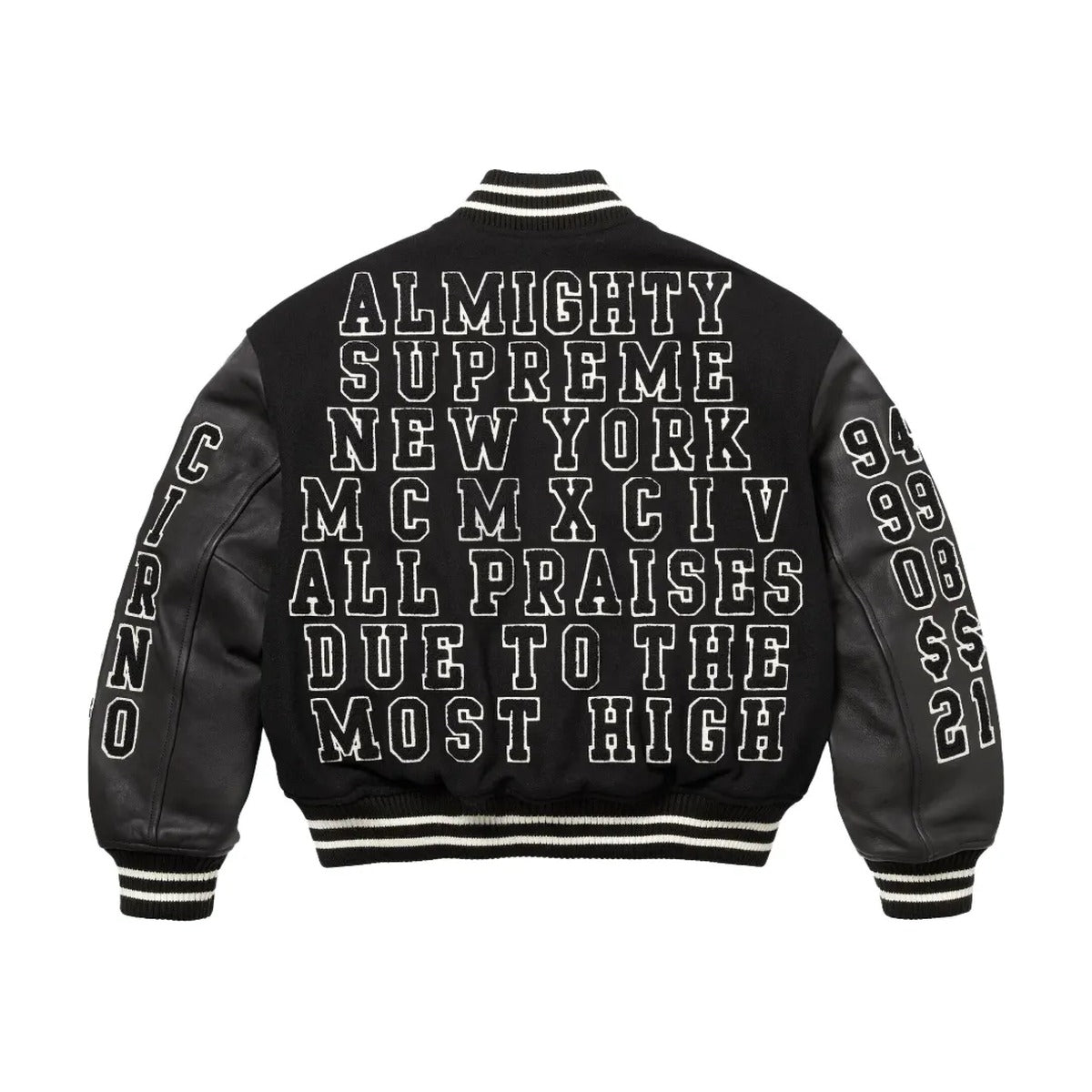 Veste teddy Supreme Praises – Noir (PE25)