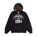Supreme x MM6 Maison Margiela Zip Up Hooded Sweatshirt – Black (SS24)