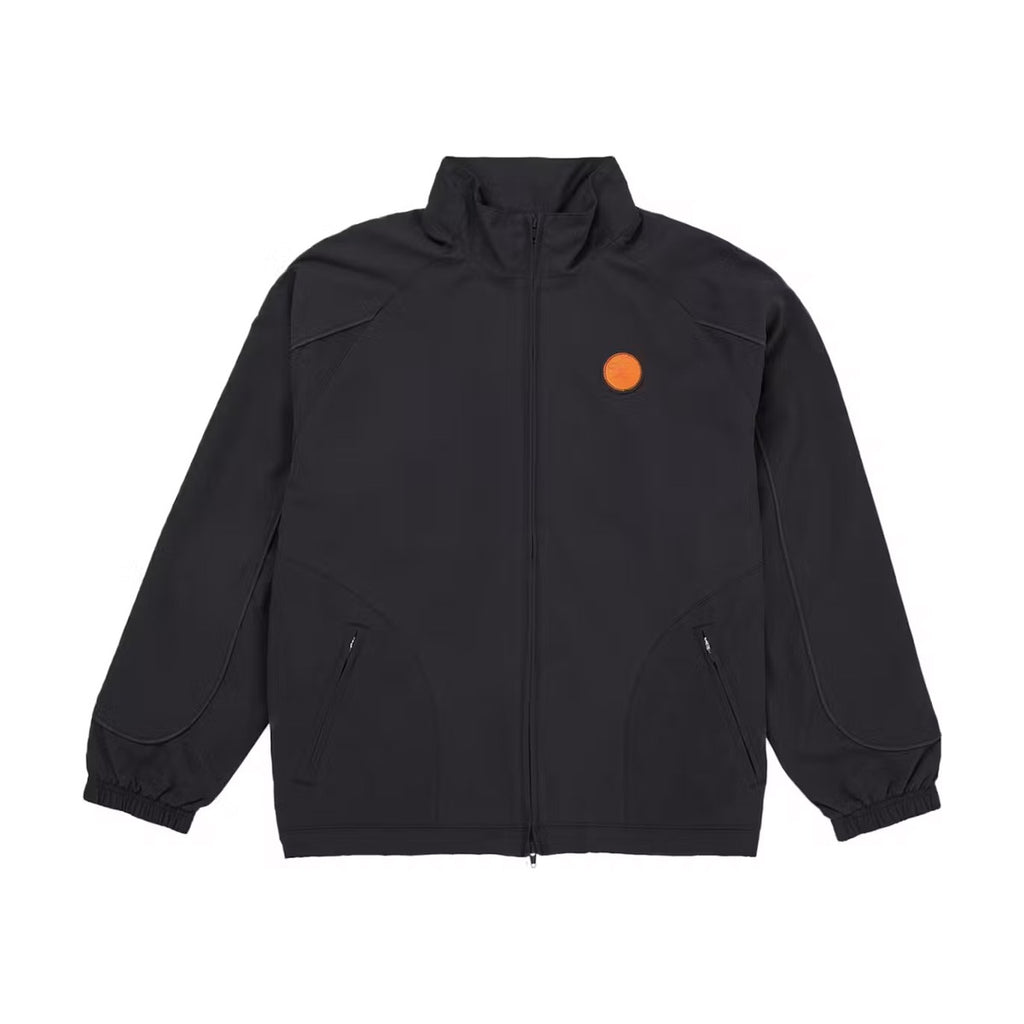 Supreme x Jordan Track Jacket – Black/University Red (SS26)