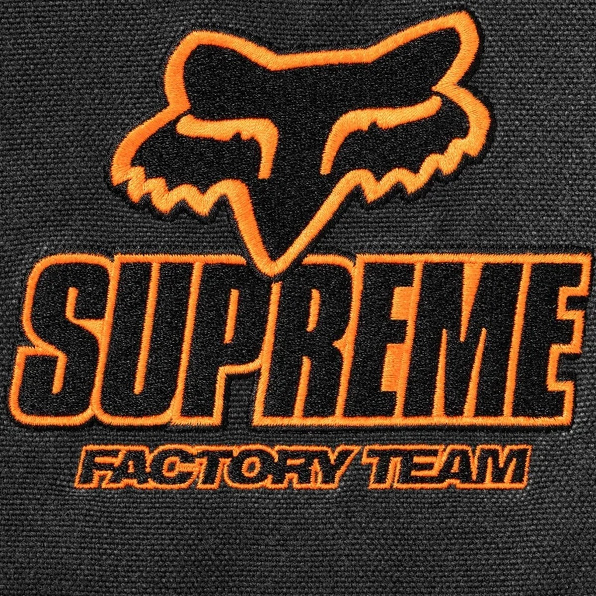 Veste de travail à capuche Supreme x Fox Racing – Noir (AH25)