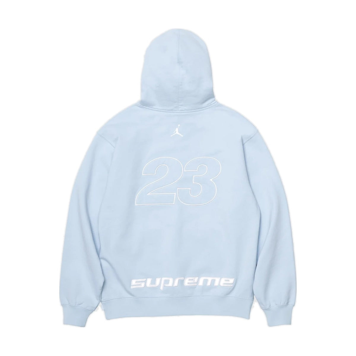 Sweat à capuche zippé Supreme x Jordan – Blanc Summit/Bleu Céleste (PE26)