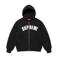Supreme Arc Thermal Lined Zip Up Hooded Sweatshirt – Black (FW24)