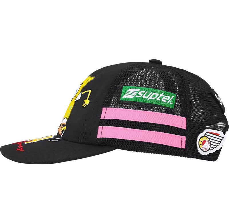 Supreme x SpongeBob SquarePants Jeff Hamilton Mesh Back 6-Panel Black (SS25)