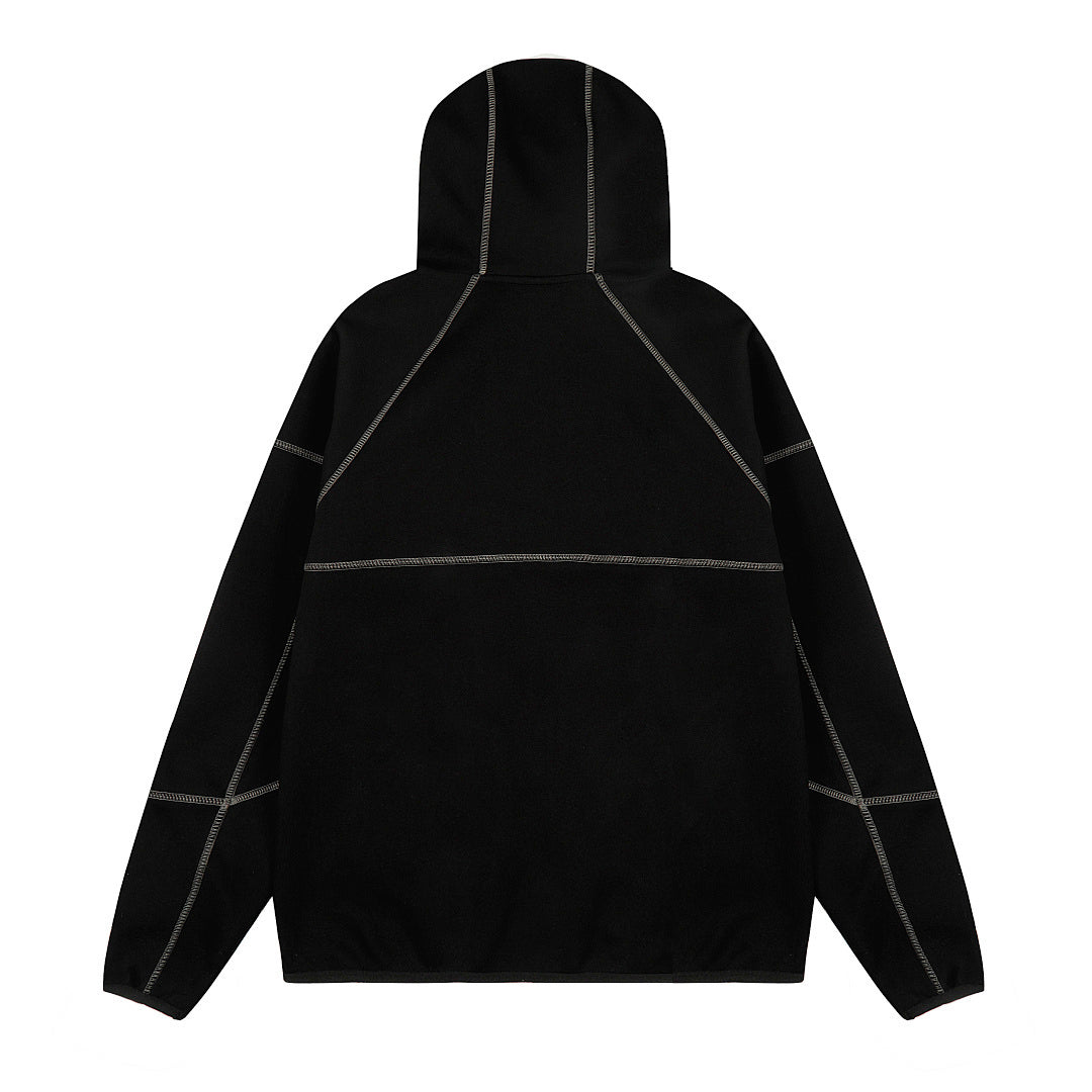 6PM Zip Hoodie Black