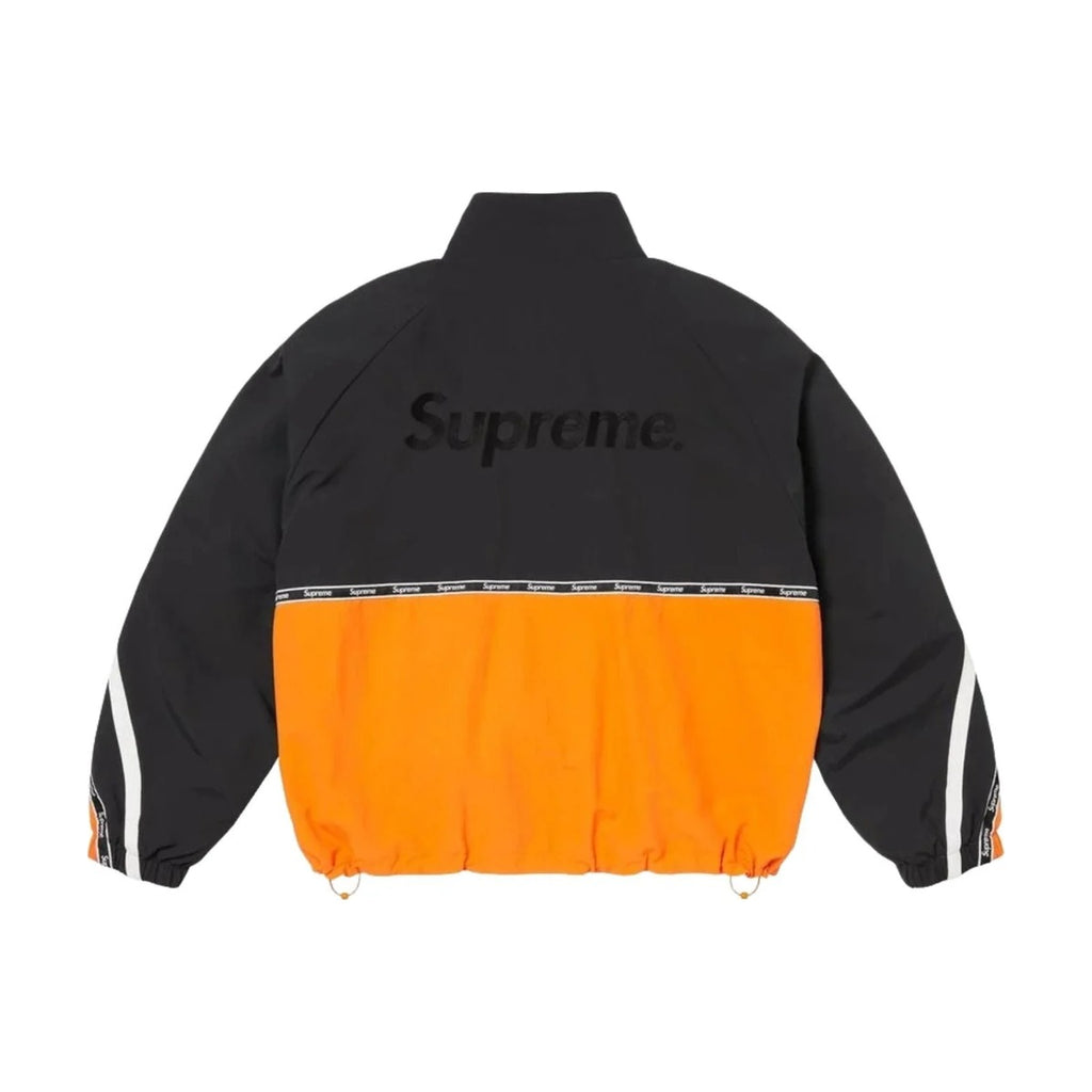 Supreme Logo Taping Track Jacket – Orange (SS26)